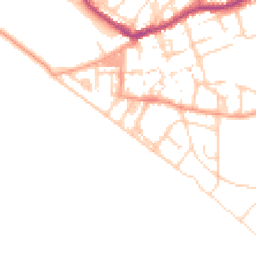 Daytime road noise heatmap for BN25 1JL