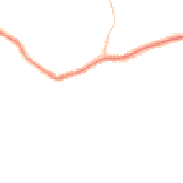Night-time road noise heatmap for BN25 1SB