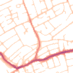 Daytime road noise heatmap for BN25 2AH