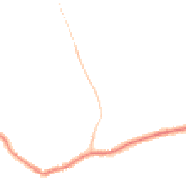 Night-time road noise heatmap for BN25 2AH