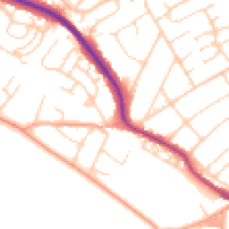 Daytime road noise heatmap for BN25 2NH