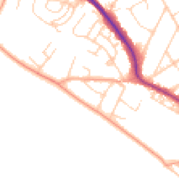 Daytime road noise heatmap for BN25 2QB