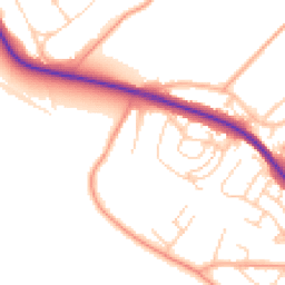Daytime road noise heatmap for BN25 2RB