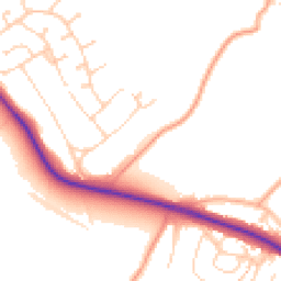 Daytime road noise heatmap for BN25 2UB