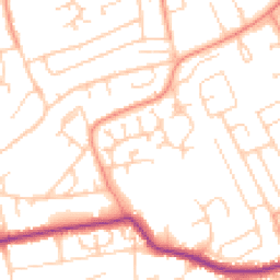 Daytime road noise heatmap for BN25 3ES
