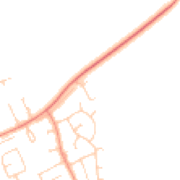 Daytime road noise heatmap for BN25 3LS