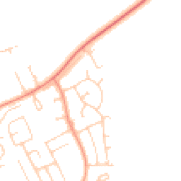 Daytime road noise heatmap for BN25 3LW