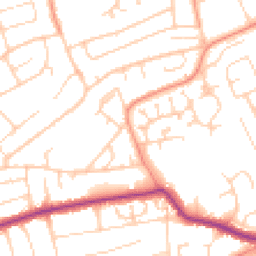 Daytime road noise heatmap for BN25 3PY