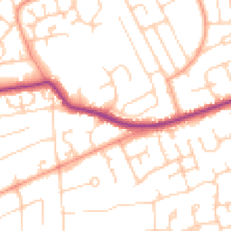 Daytime road noise heatmap for BN25 3RG