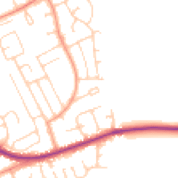 Daytime road noise heatmap for BN25 3TS