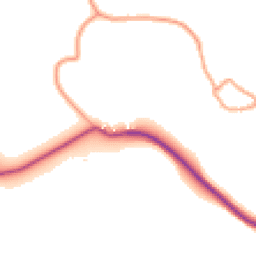 Daytime road noise heatmap for BN25 4AD