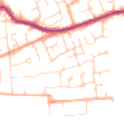 Daytime road noise heatmap for BN25 4DN