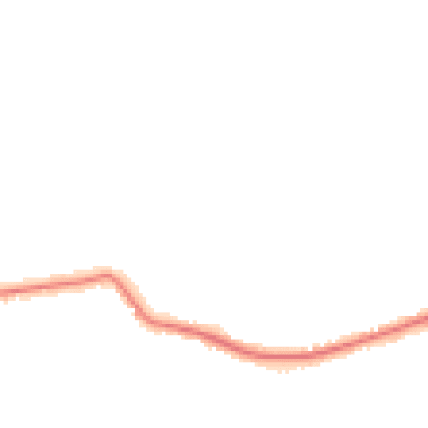 Night-time road noise heatmap for BN25 4EX