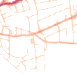 Daytime road noise heatmap for BN25 4HE