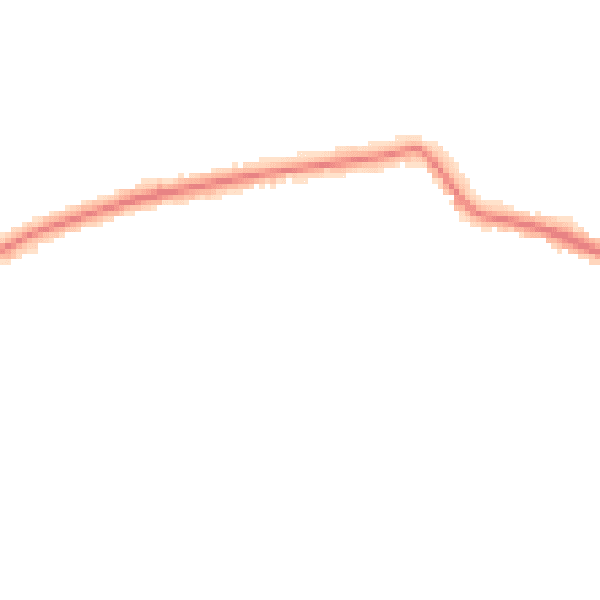 Night-time road noise heatmap for BN25 4PU