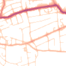 Daytime road noise heatmap for BN25 4PX