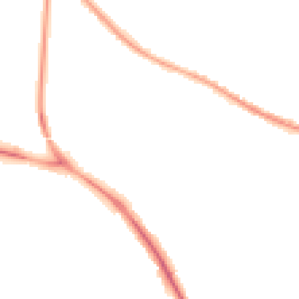 Night-time road noise heatmap for BN26 5AB