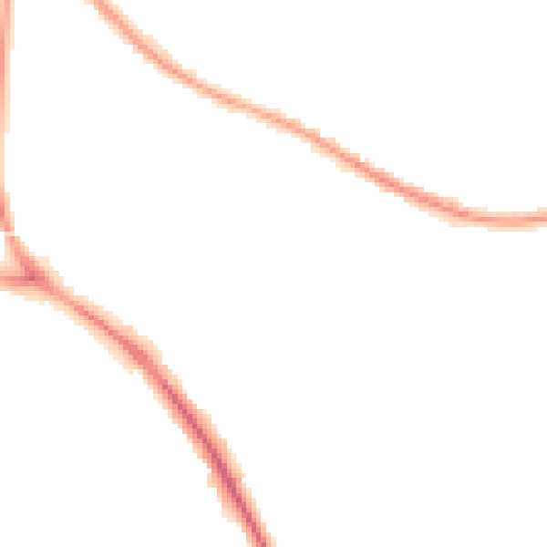 Night-time road noise heatmap for BN26 5AG