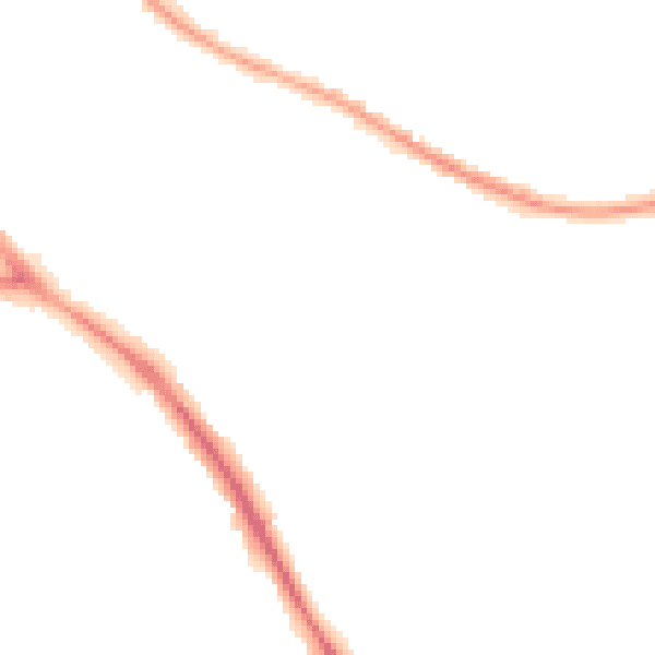 Night-time road noise heatmap for BN26 5AJ
