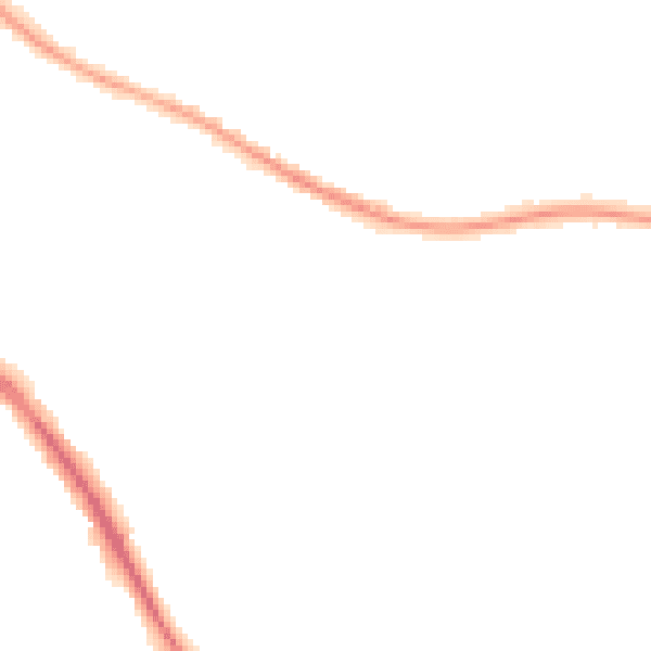 Night-time road noise heatmap for BN26 5AT