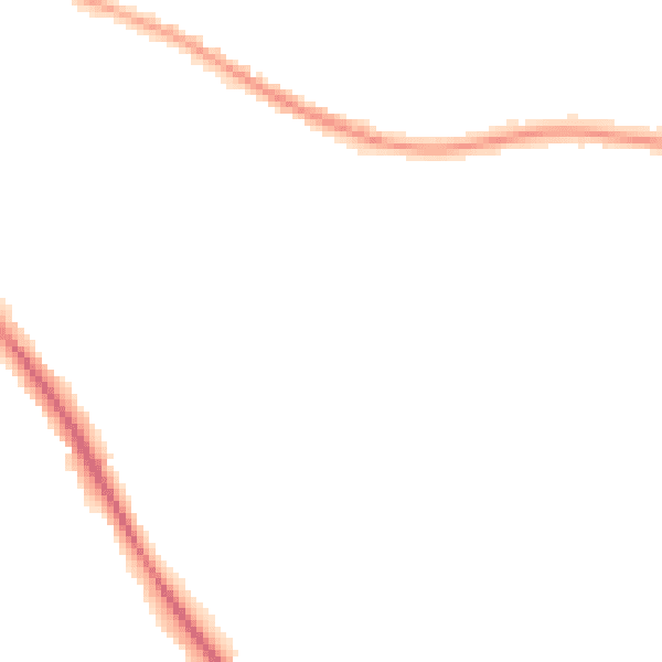Night-time road noise heatmap for BN26 5AX