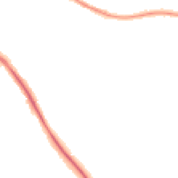Night-time road noise heatmap for BN26 5BA