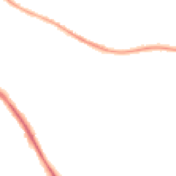 Night-time road noise heatmap for BN26 5BQ