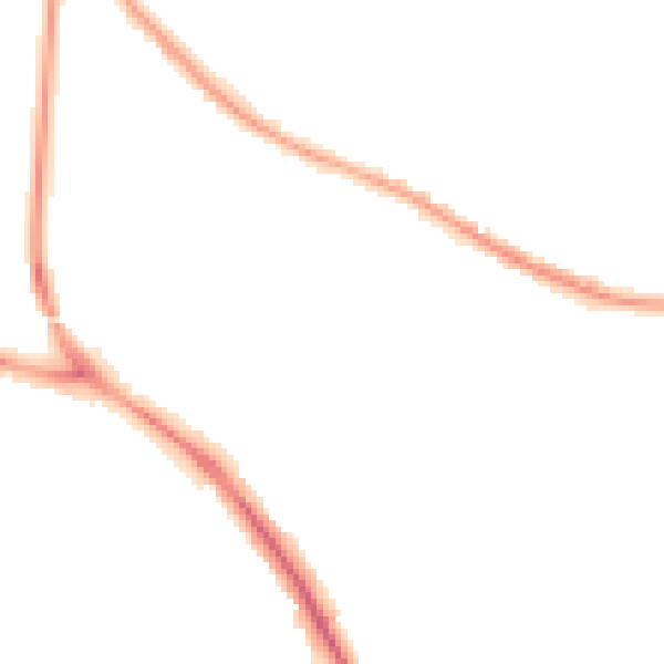 Night-time road noise heatmap for BN26 5EB
