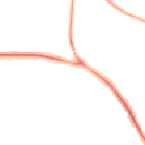 Night-time road noise heatmap for BN26 5HL