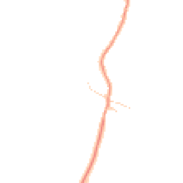 Daytime road noise heatmap for BN26 5QE