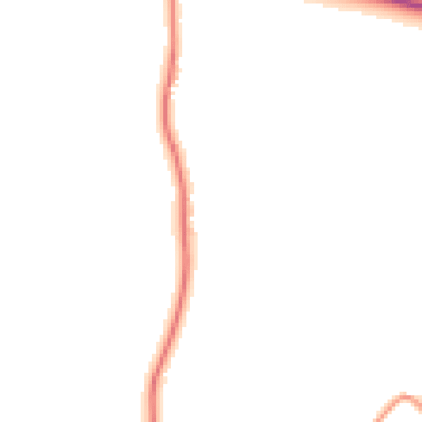 Daytime road noise heatmap for BN26 5QS