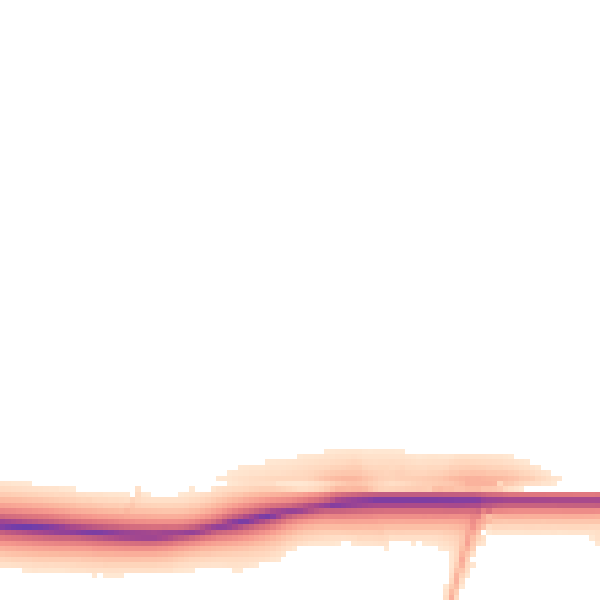 Daytime road noise heatmap for BN26 5RY