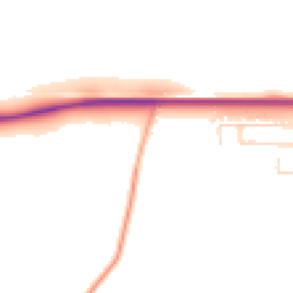 Daytime road noise heatmap for BN26 5SA