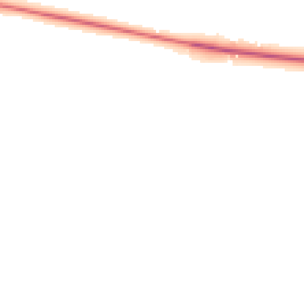 Night-time road noise heatmap for BN26 5SN