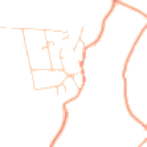 Daytime road noise heatmap for BN26 5TE