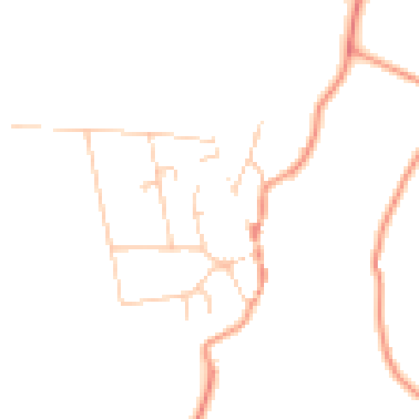 Daytime road noise heatmap for BN26 5TG