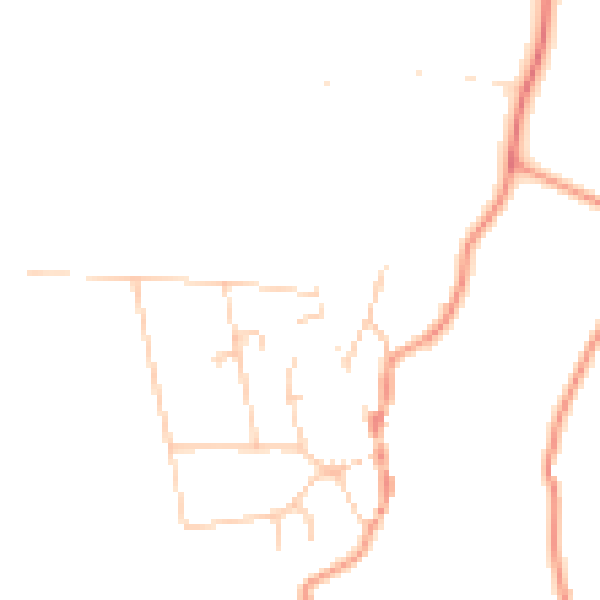 Daytime road noise heatmap for BN26 5XA