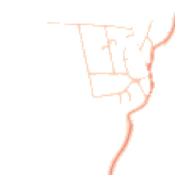 Daytime road noise heatmap for BN26 5XL