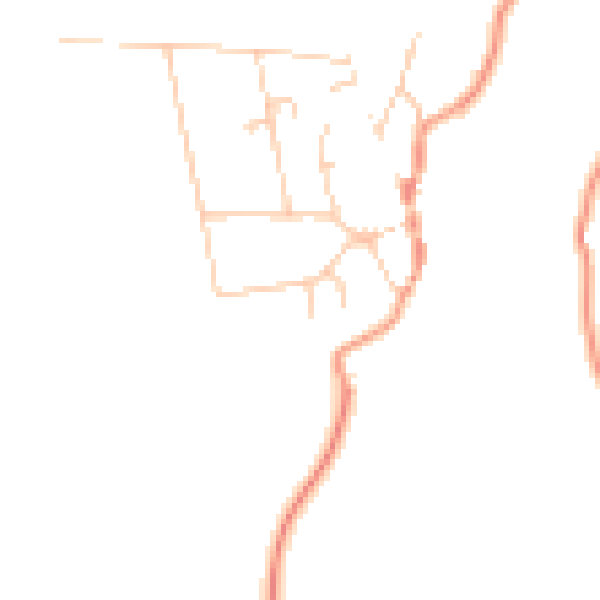 Daytime road noise heatmap for BN26 5XP