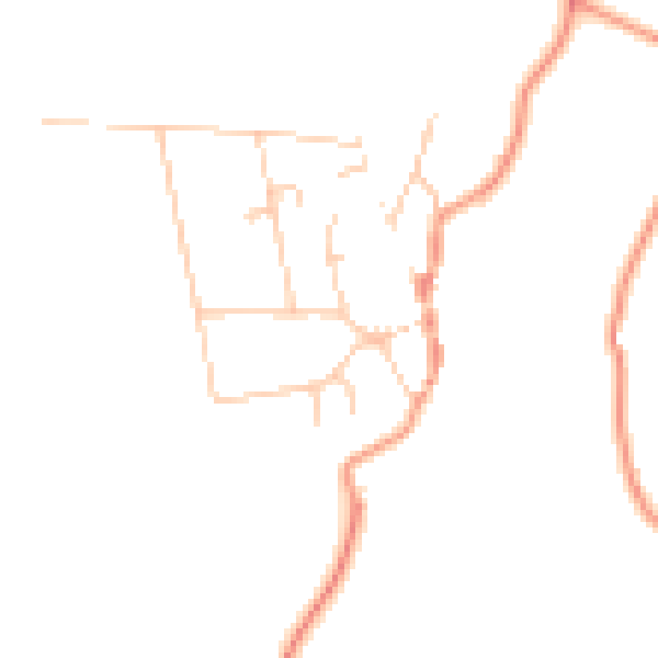 Daytime road noise heatmap for BN26 5XR