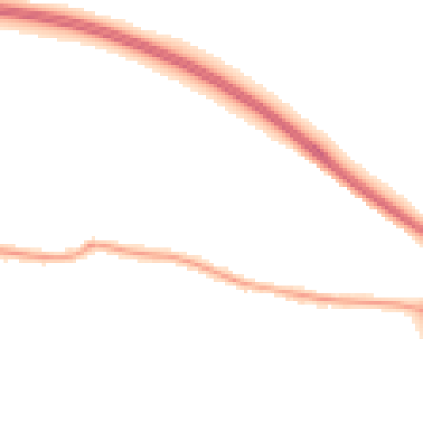 Night-time road noise heatmap for BN26 6FB