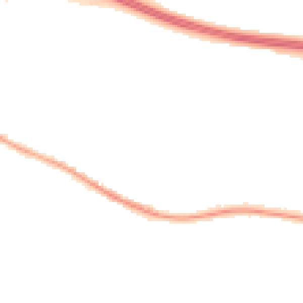 Night-time road noise heatmap for BN26 6HA