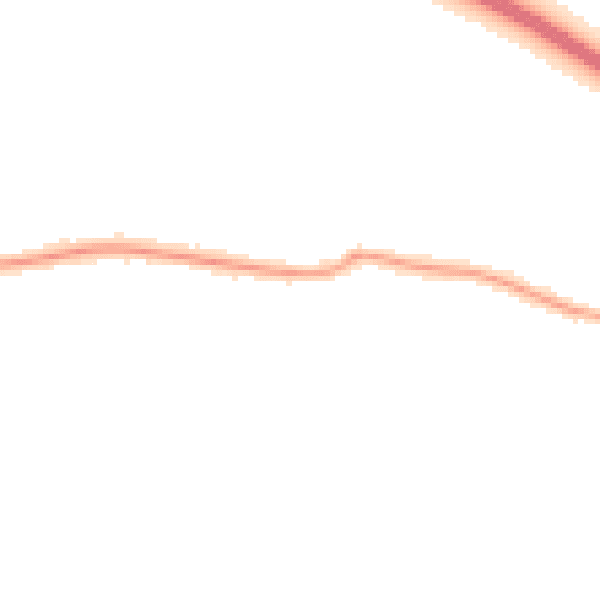 Night-time road noise heatmap for BN26 6JH
