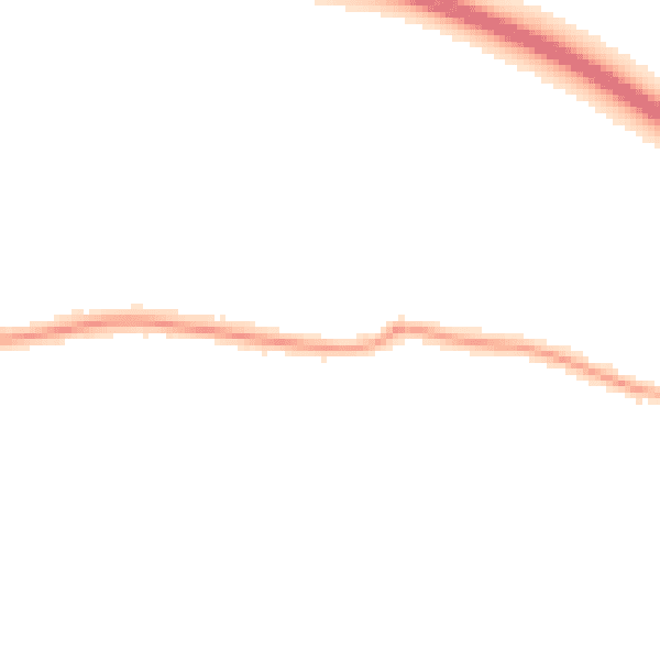Night-time road noise heatmap for BN26 6LX