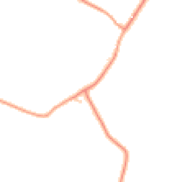 Daytime road noise heatmap for BN26 6RZ