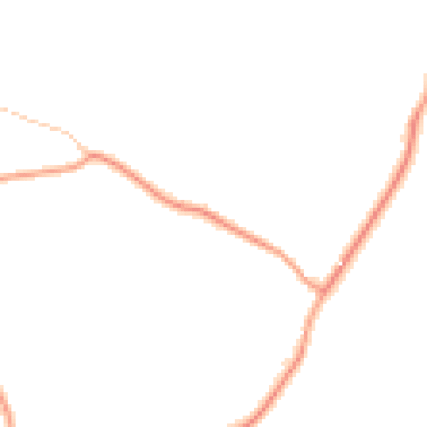 Daytime road noise heatmap for BN26 6SH