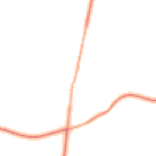 Daytime road noise heatmap for BN26 6TA