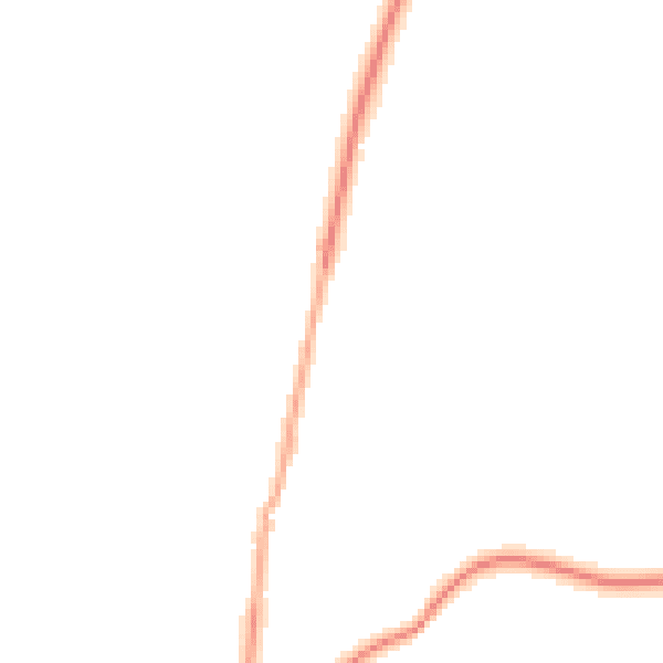 Daytime road noise heatmap for BN26 6TD