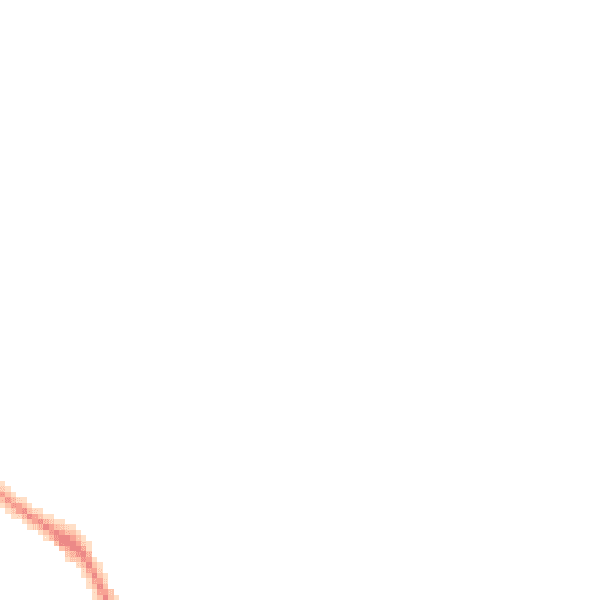 Night-time road noise heatmap for BN26 6TZ