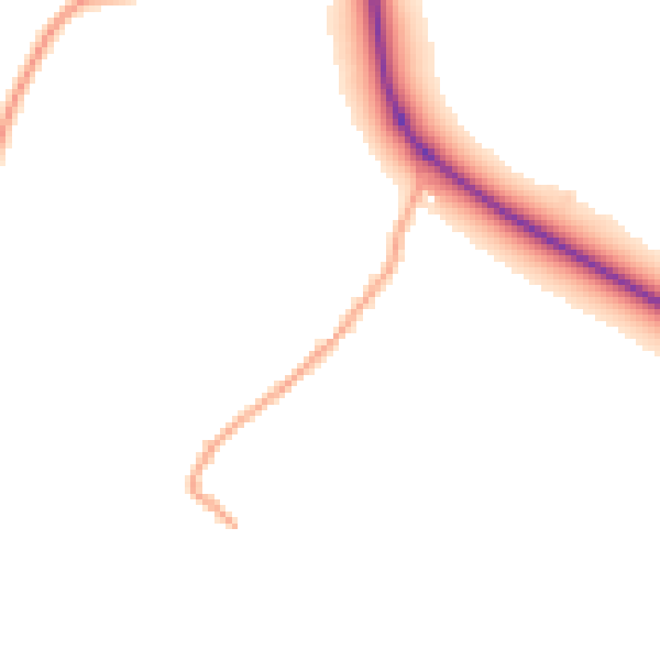 Daytime road noise heatmap for BN26 6UT